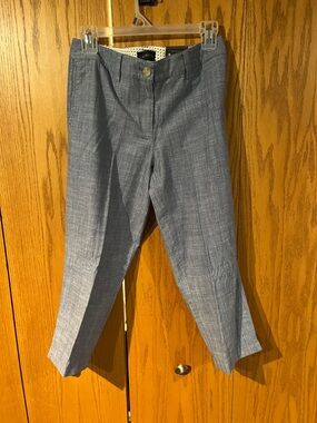 Talbots Women’s Gray-Blue Cropped Dress Pants
